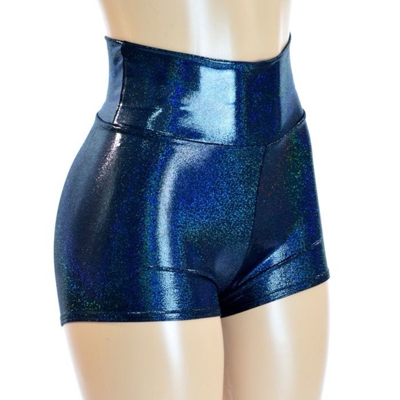 BLACK American Apparel high waist booty shorts, XS vintage 2005 made in USA - Picture 6 of 6